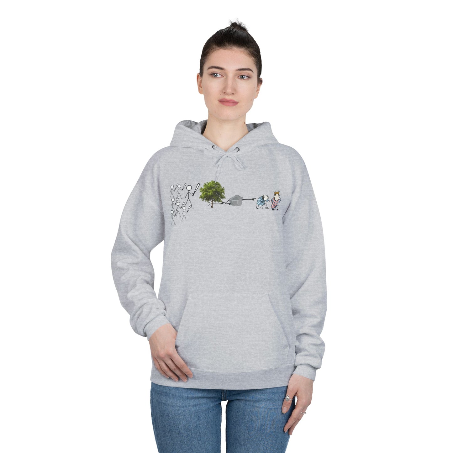 just a matter of time stylish hoodie