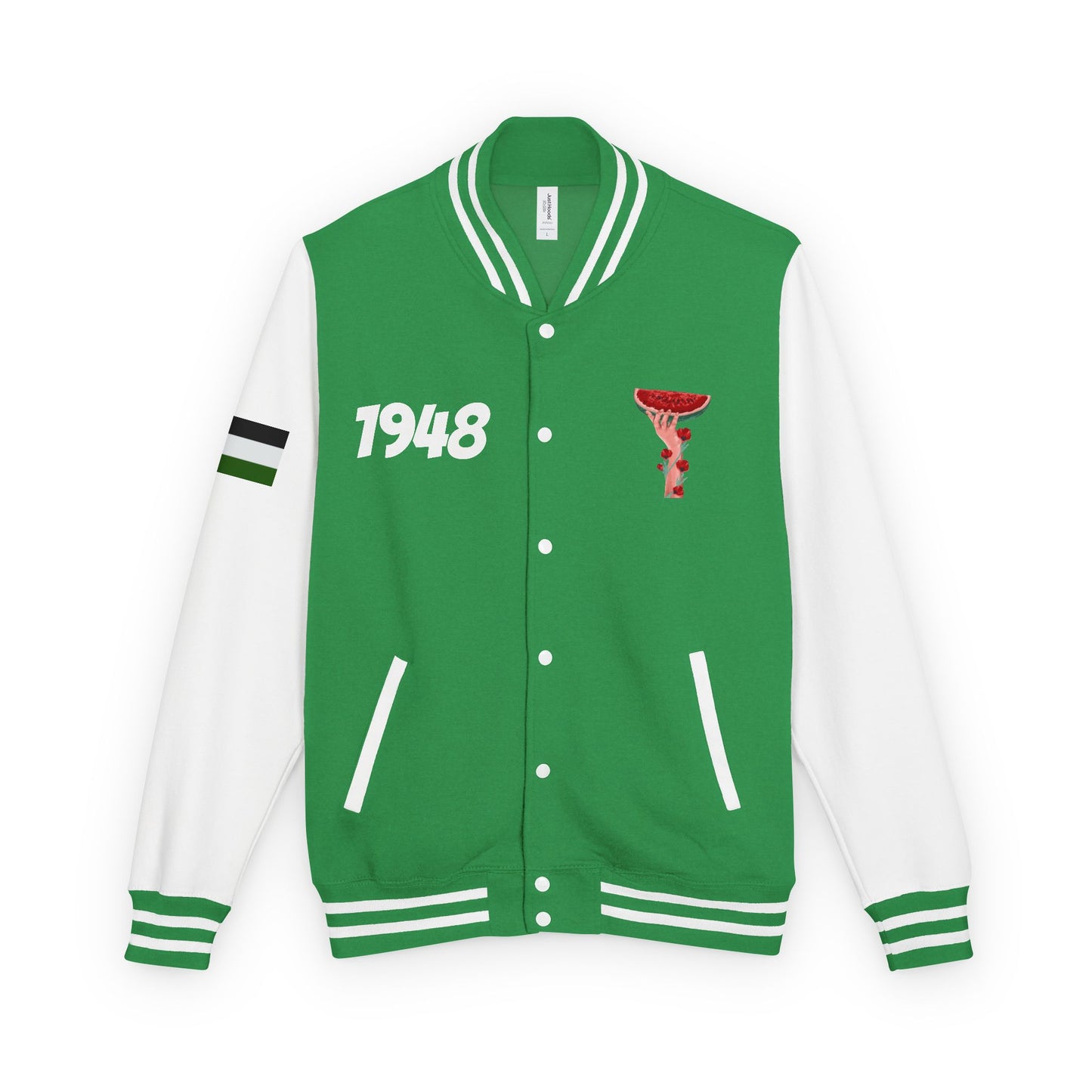 heart of palestine varsity jacket