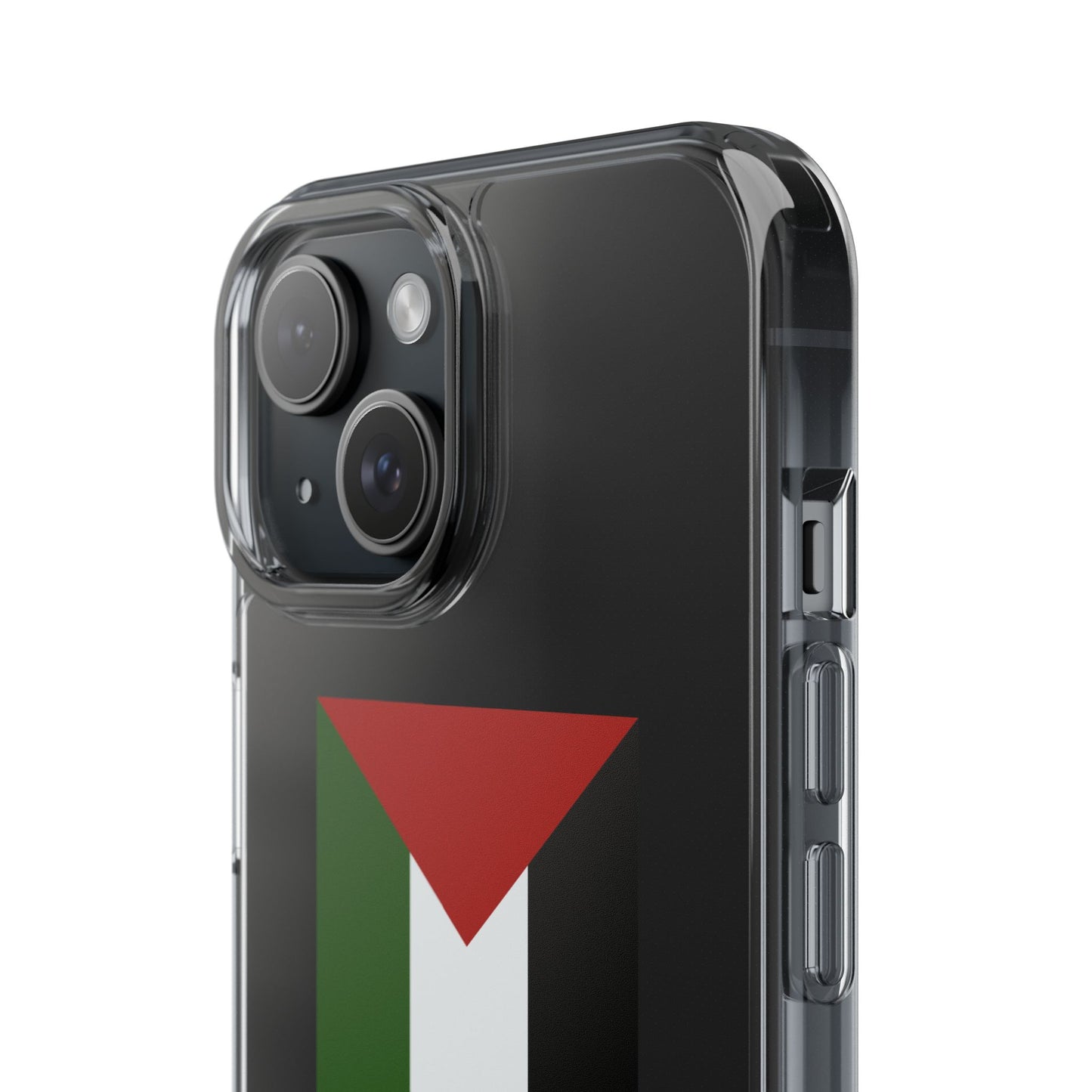 Palestinian Flag Clear Phone Case