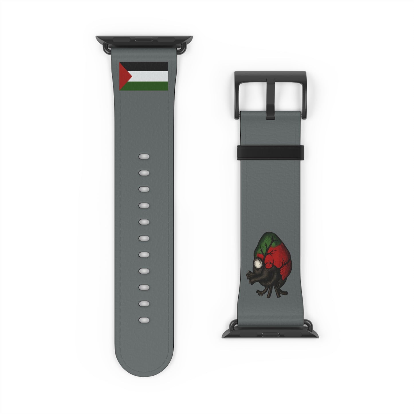 Classic heart of Palestine Watch Band
