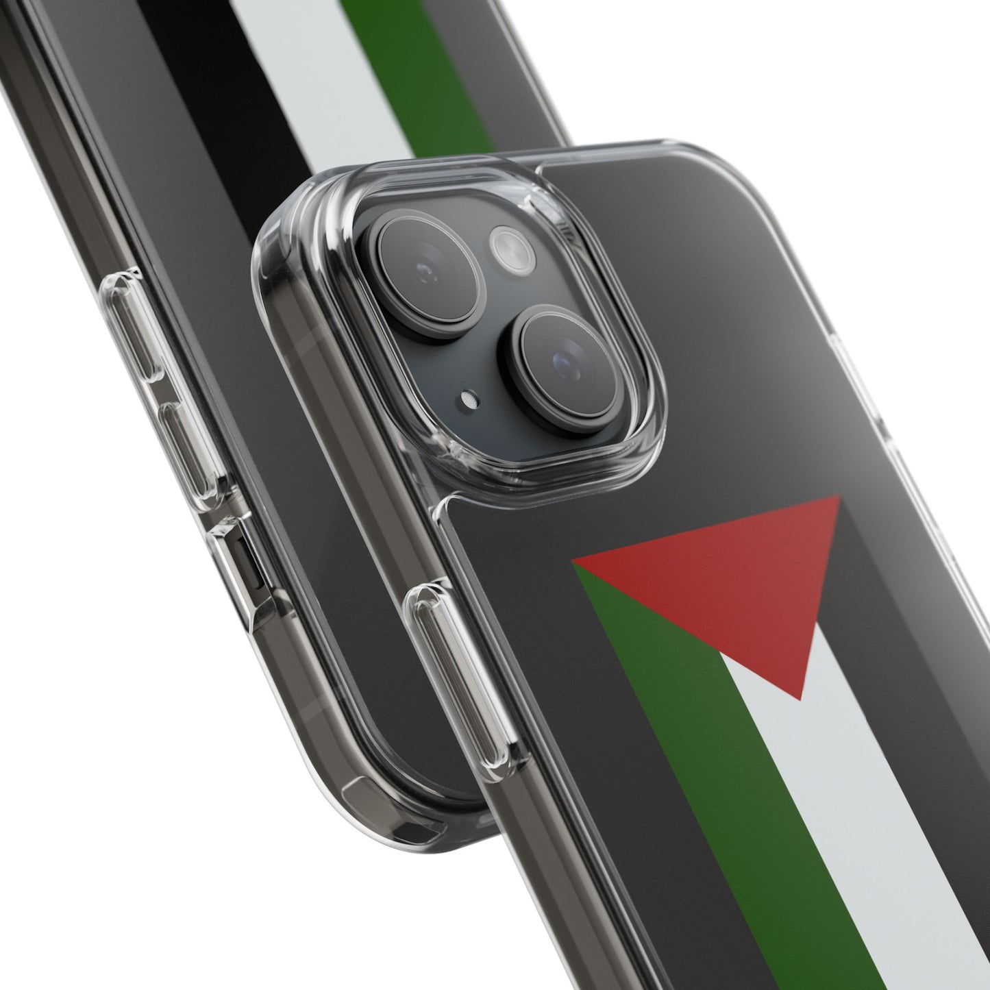 Palestinian Flag Clear Phone Case