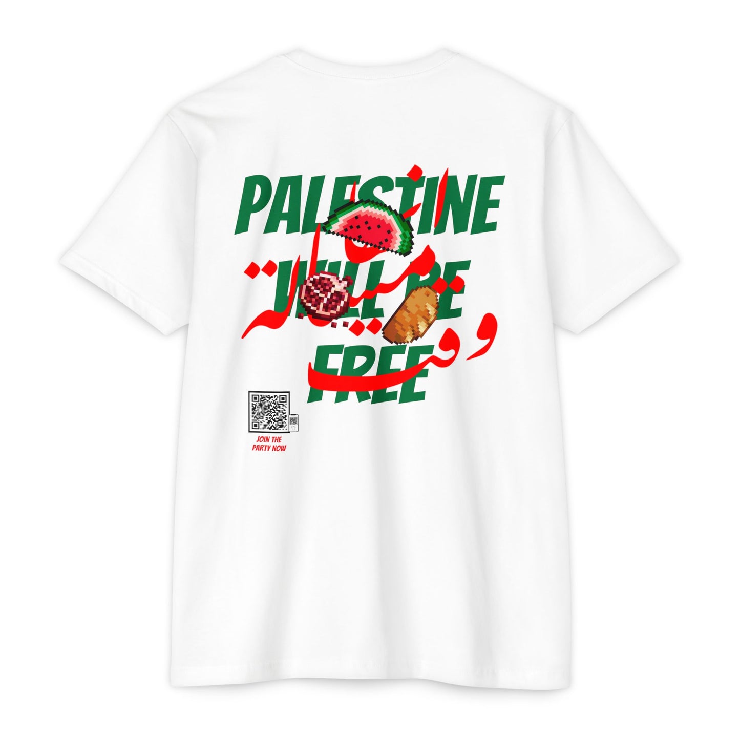 classique palestine party white Tee