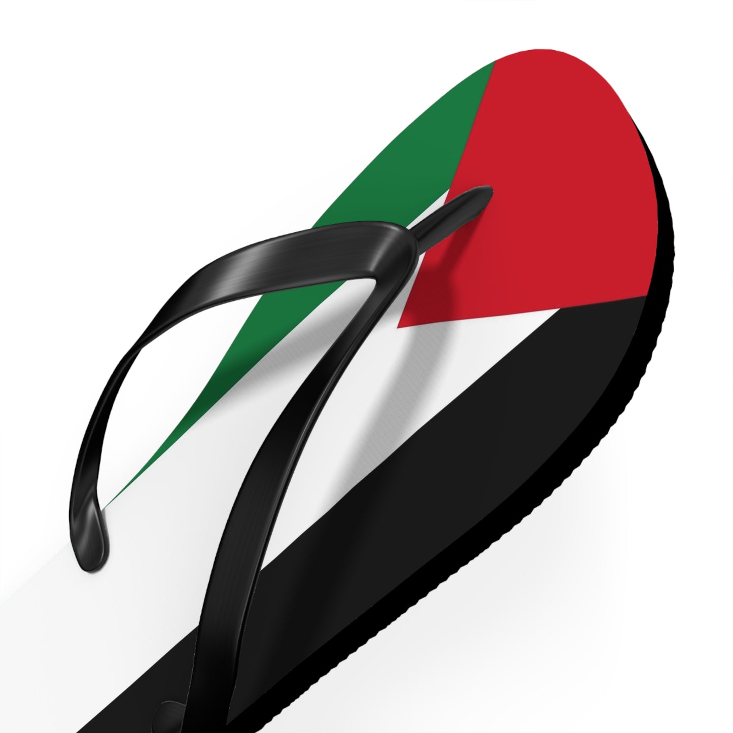 Palestinian Flag Flip Flops, Summer Beach Footwear, Festival Sandals, Eco-Friendly Fashion, Vacation Essentials