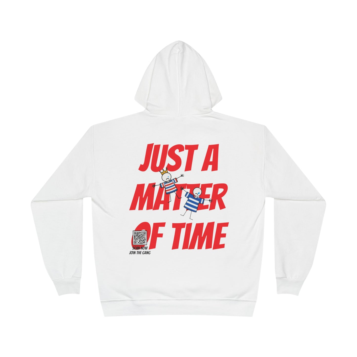 just a matter of time stylish hoodie