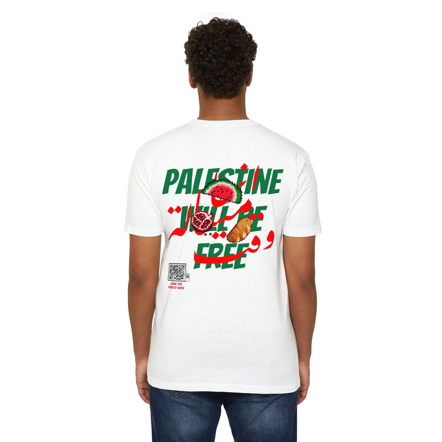 classique palestine party white Tee