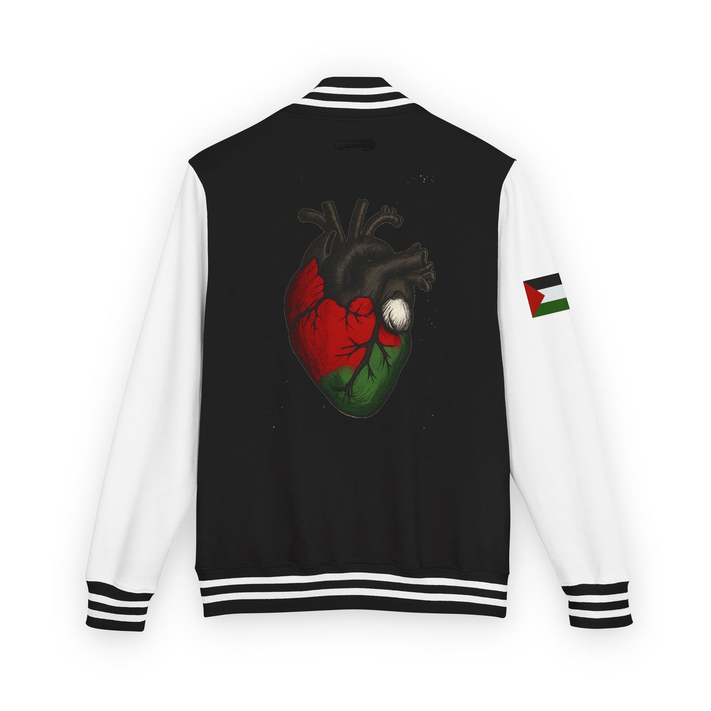 heart of palestine varsity jacket