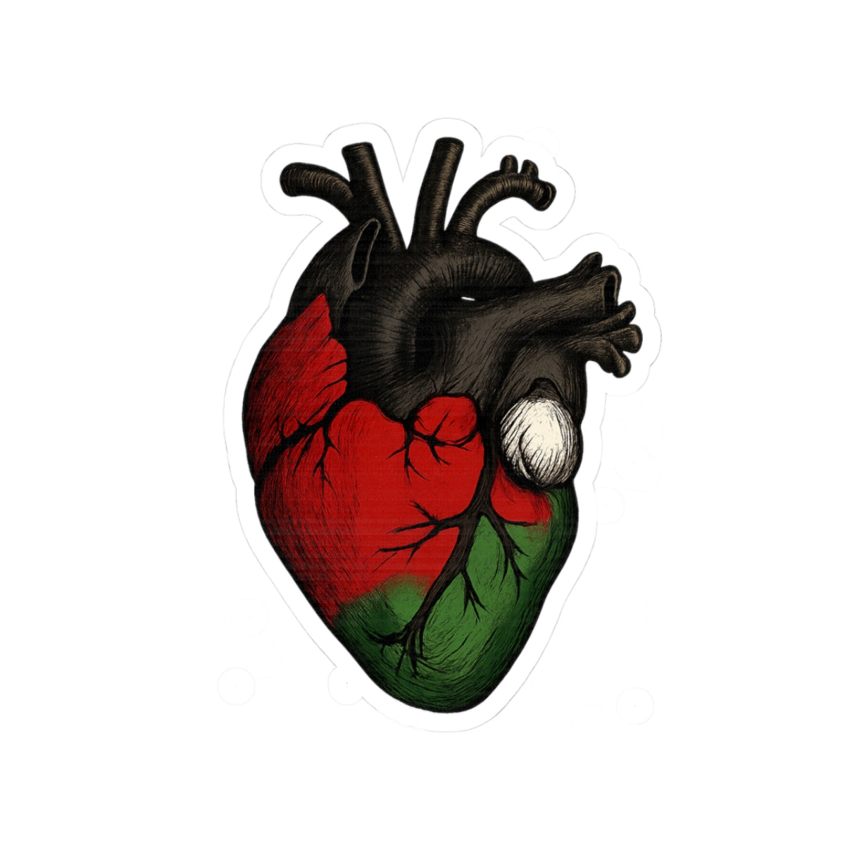 bold palestine heart