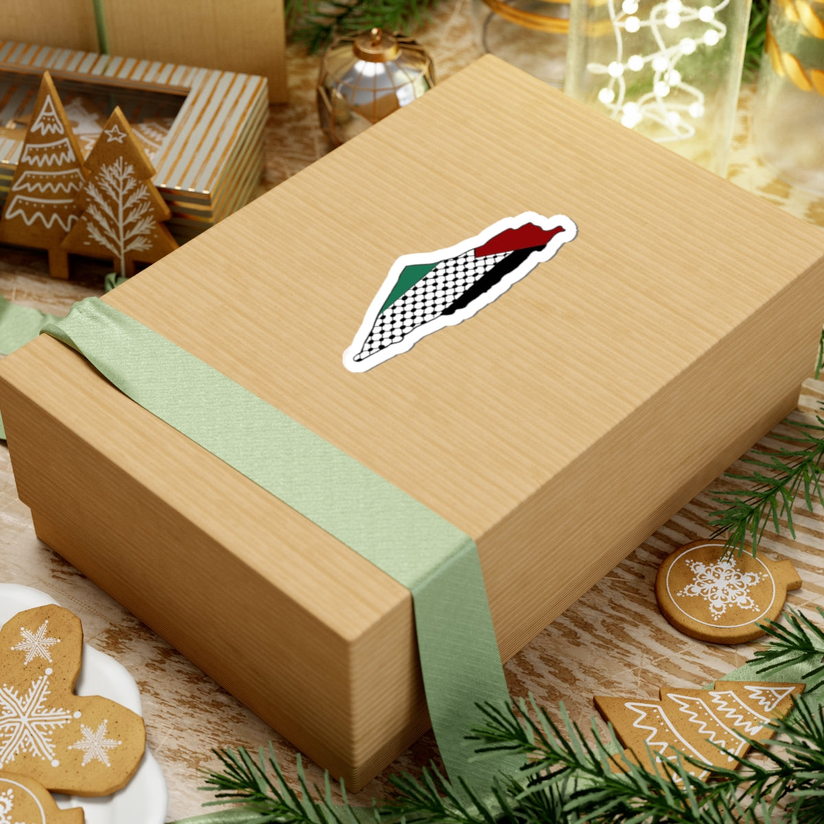 Bold Palestine Kiss-Cut Stickers