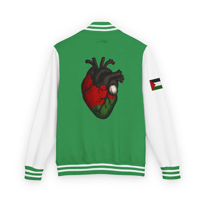 heart of palestine varsity jacket