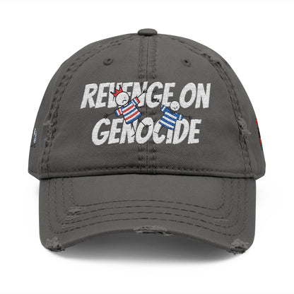 Distressed Dad Hat, Revenge on Genocide