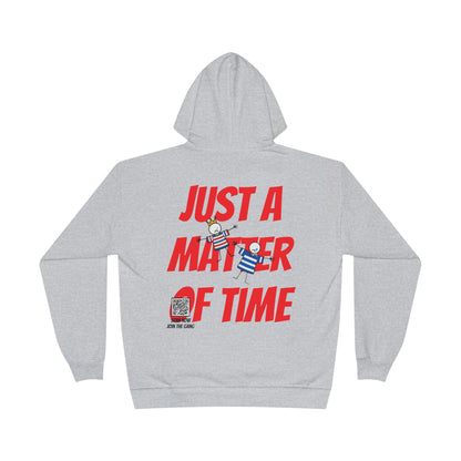 just a matter of time stylish hoodie