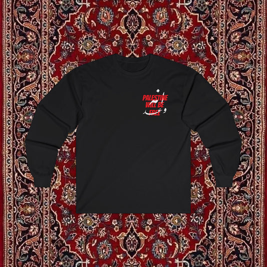 Classic Long sleeve “Palestine will be free”